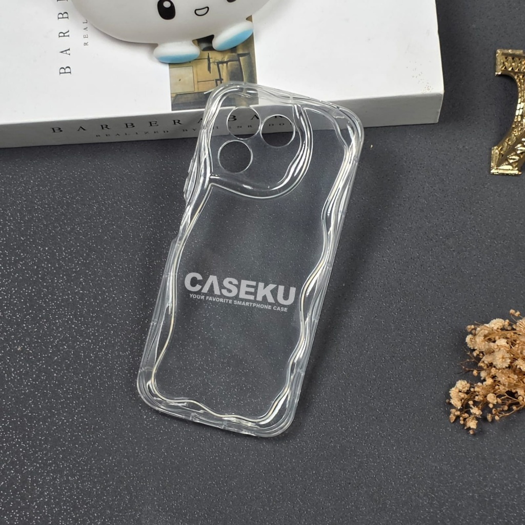 Case Tecno Pova 7 4G Tecno Pova 7 5G Softcase Bening Gelombang Clear Tecno Pova 7 4G Tecno Pova 7 5G