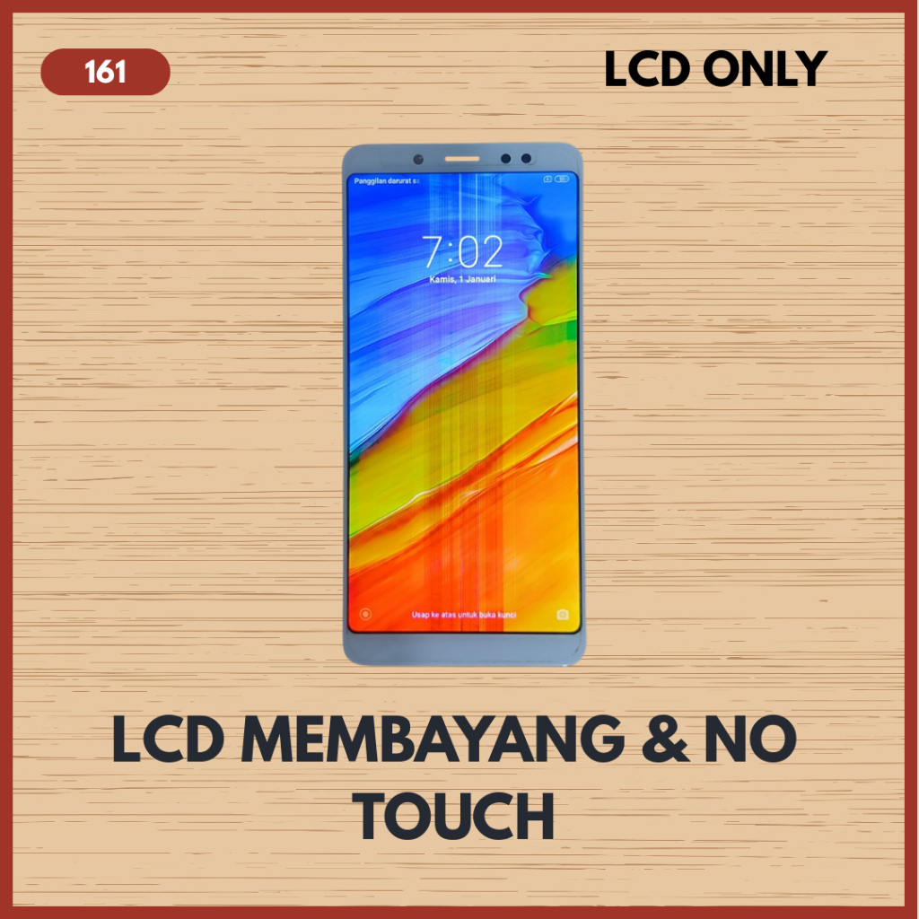 LCD ORIGINAL REDMI 5 MINUS LAYAR COPOTAN