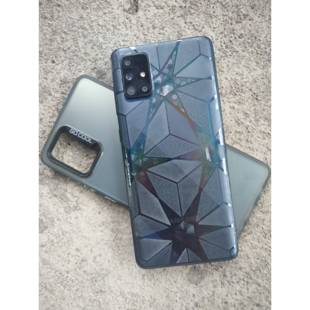 JUAL HP BEKAS kelengkapan hp only BATAGAN Type Samsung a71 minus wifi only+gantian lcd