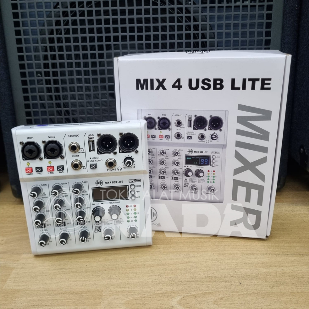 Wave Audio Mix 4 USB Lite Digital Mixer Bluetooth