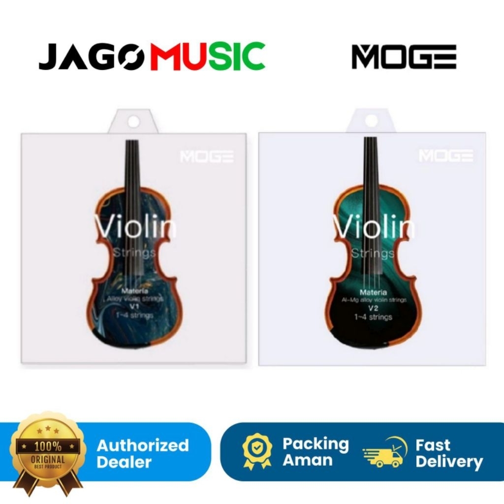 Senar Violin Moge V1 Alloy Violin String or Senar Biola Moge V2 Al Mg Alloy Violin String - V1