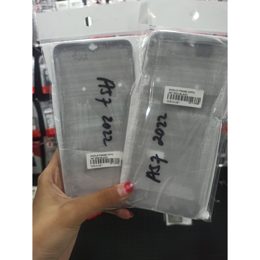 MIDDLE FRAME - TULANG TENGAH OPPO A57 2022 BLACK.