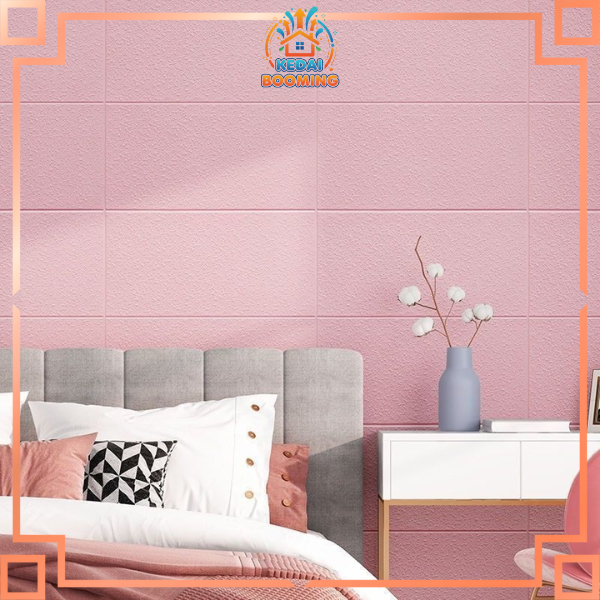 HL0541 Wallpaper Dinding Foam 3D Sticker Wall Decoration Dekorasi Rumah Wallpaper Atap Plafon