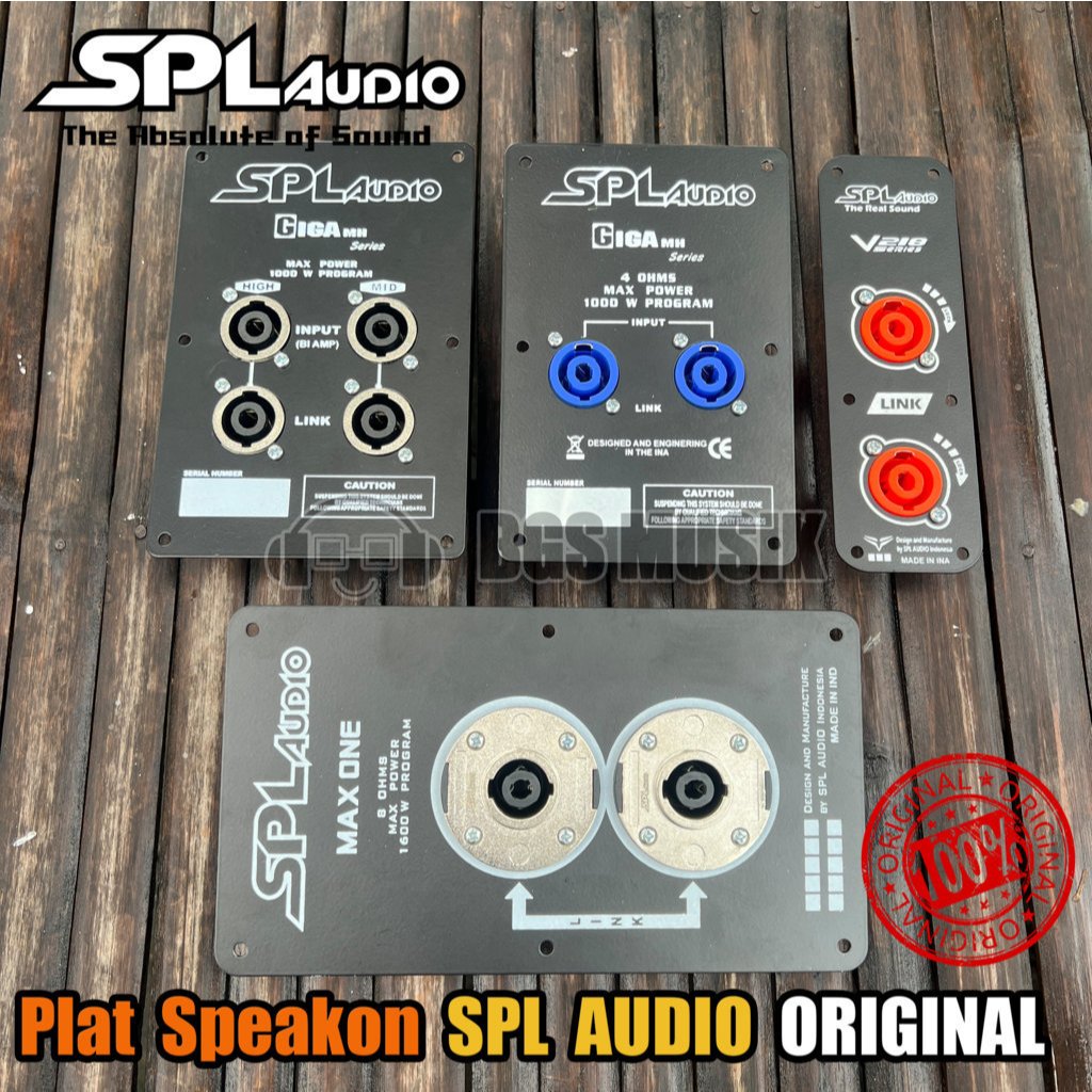 Plat Terminal Speakon SPL AUDIO ORIGINAL - Plat Speakon SPL AUDIO ORIGINAL - SPL AUDIO Plat Speakon 