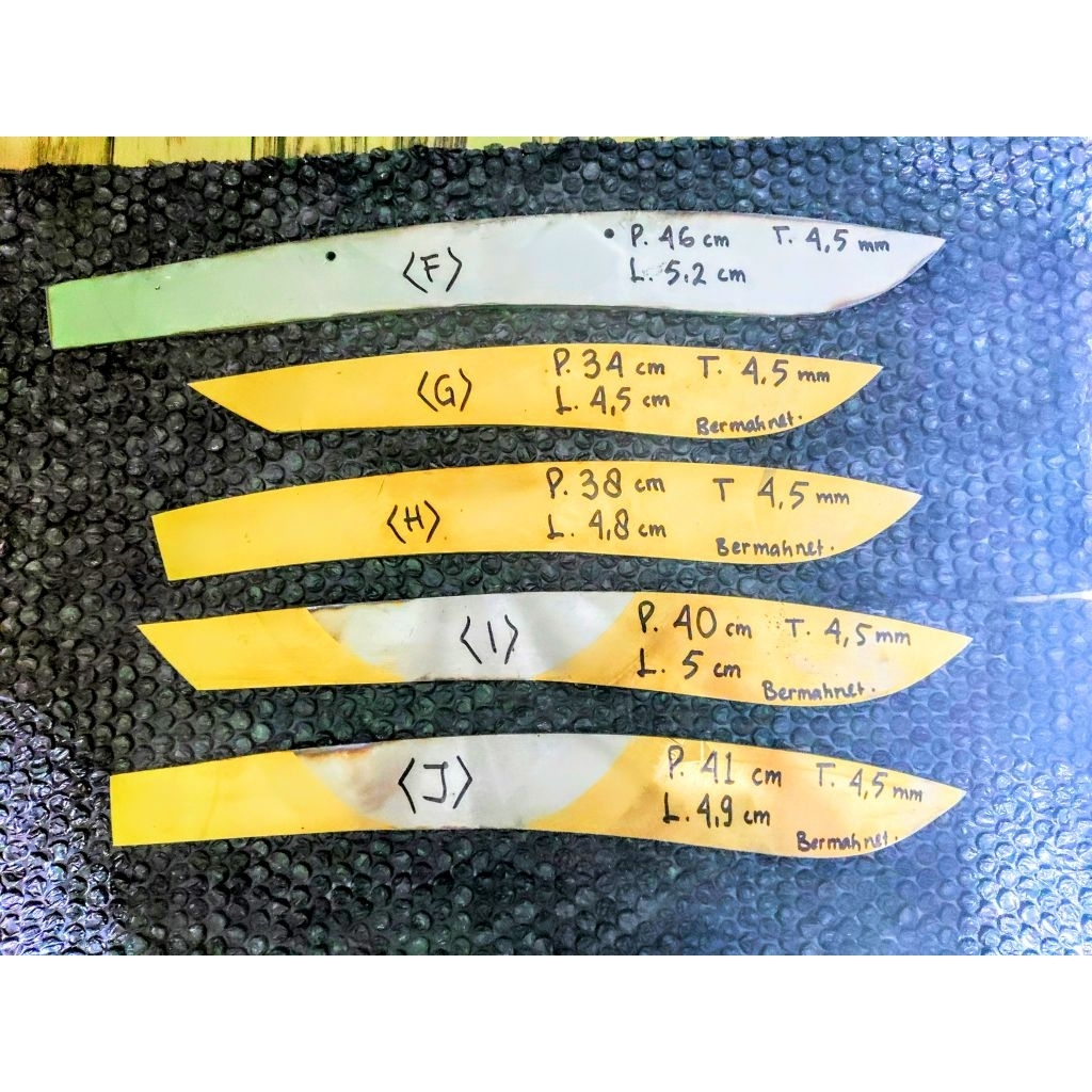 GOLOK BLANG BAHAN BAJA D2