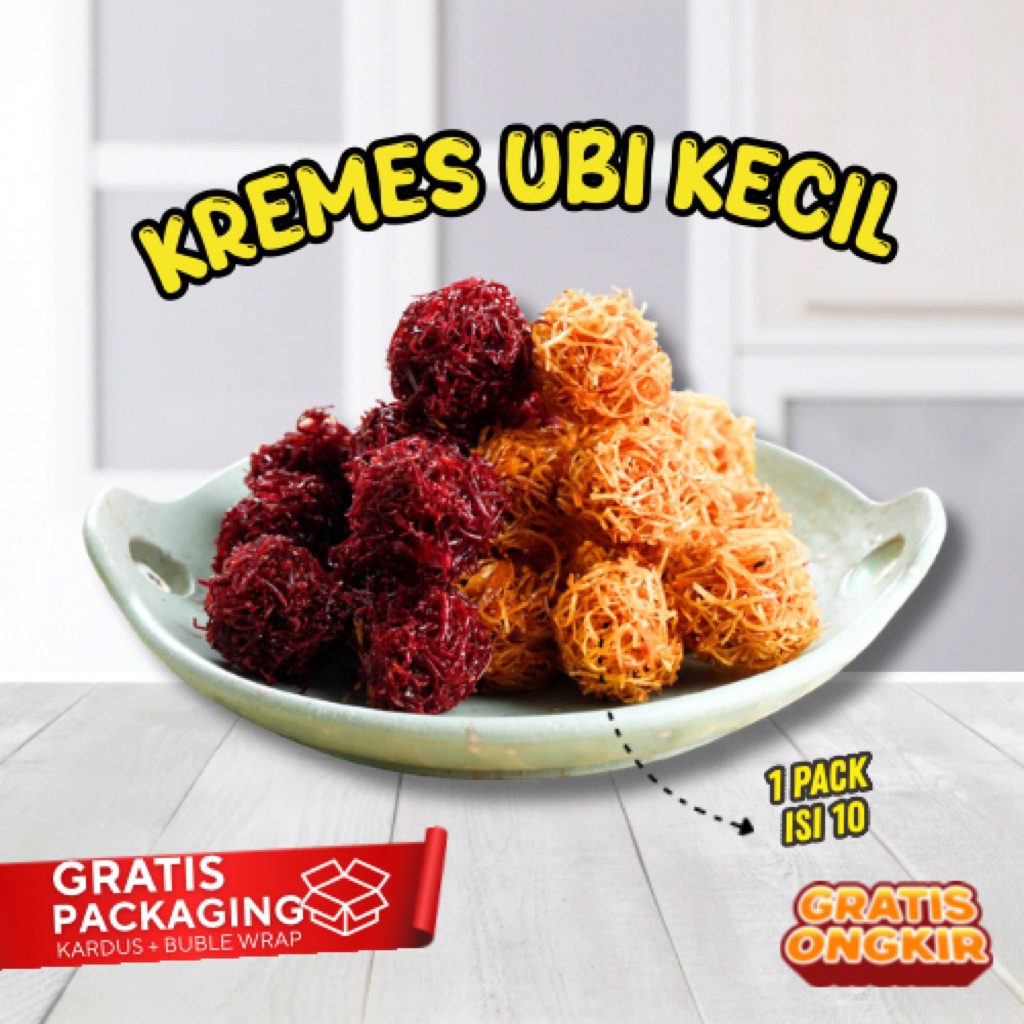 Kremes Ubi Kecil | Grubi Renyah