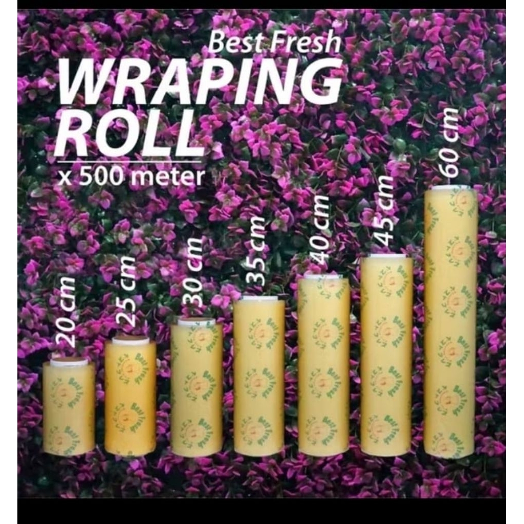Plastik Wraping roll 45x500 meter
