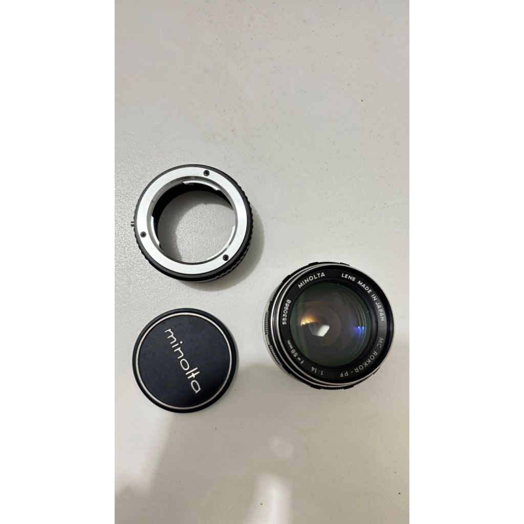 lensa minolta mc rekkor pf
