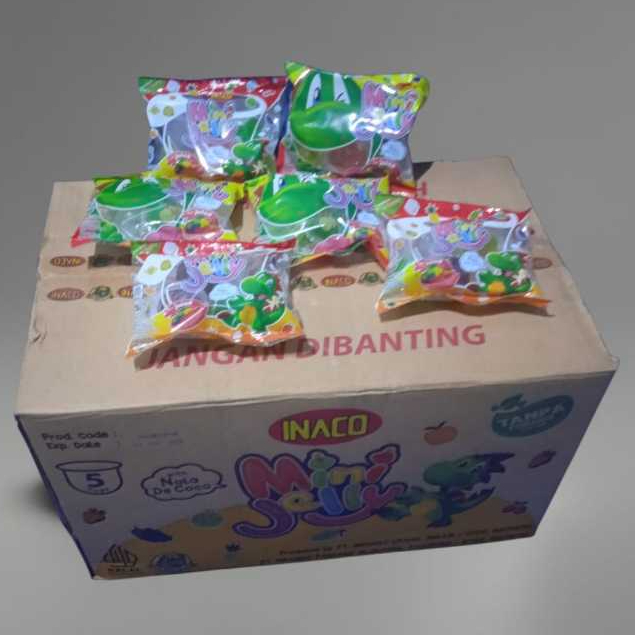 INACO Mini Jelly 5's Dus 72 Pack 5 Cups