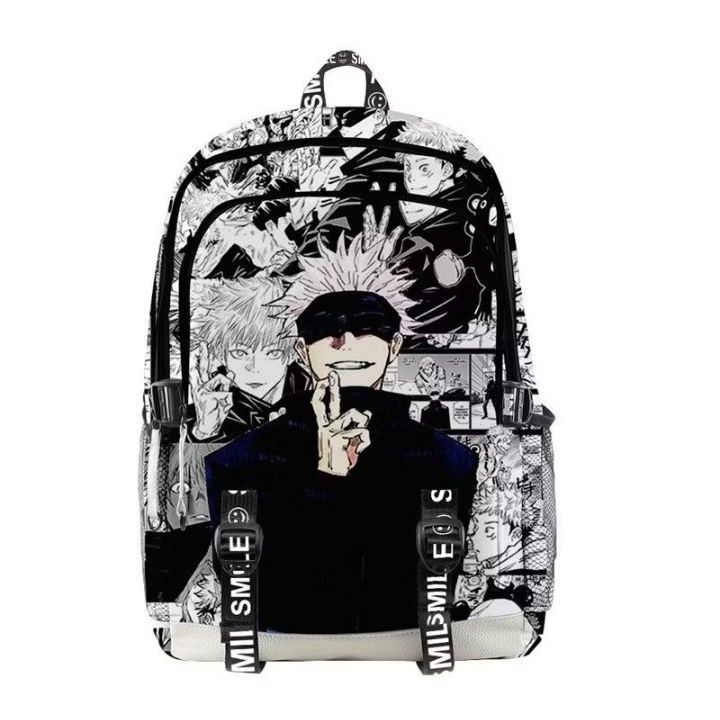 Tas Ransel Sekolah Laki-Laki Motif ANIME Full Print - Untuk SD SMP REMAJA
