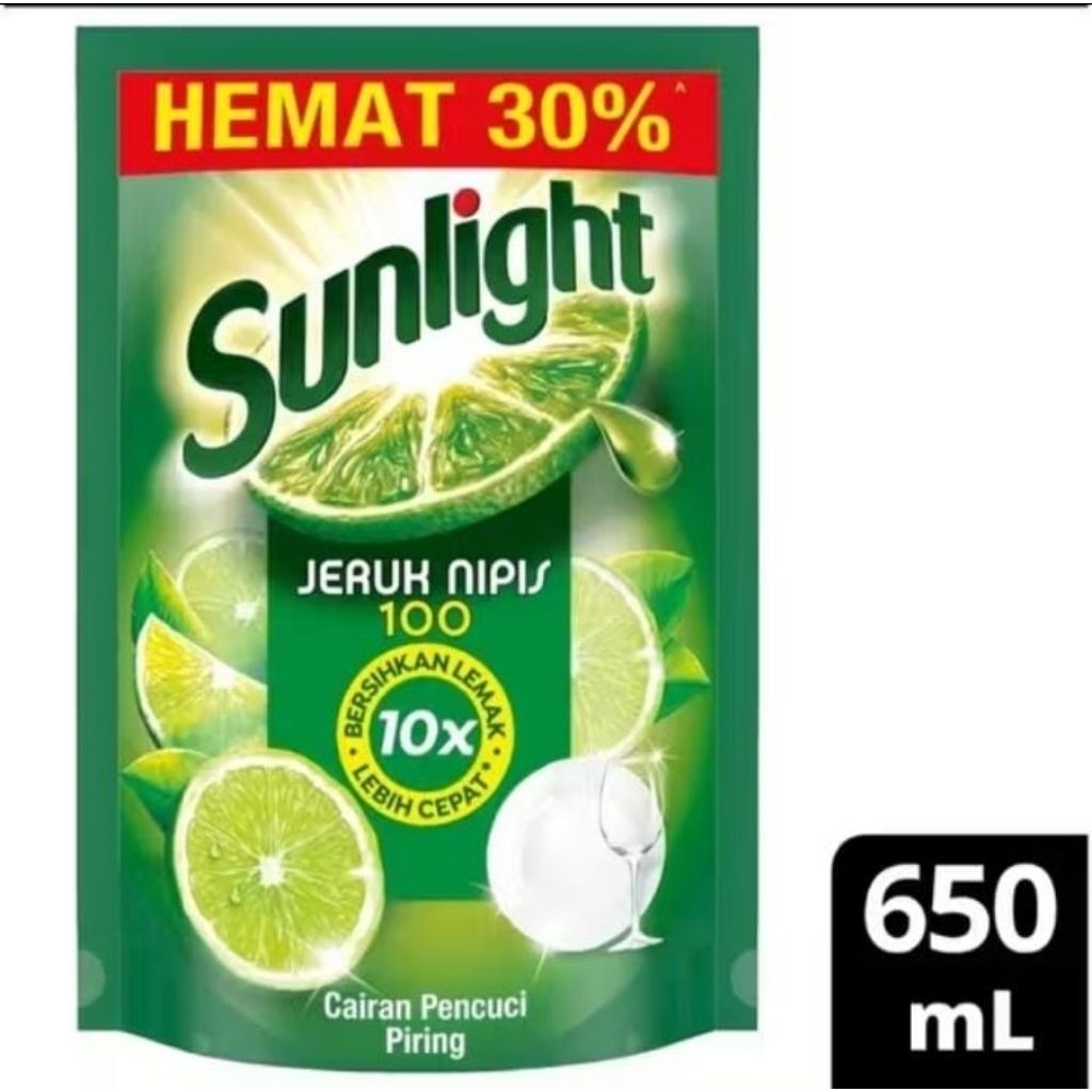 SUNLIGHT JERUK NIPIS 650MLX12PC (1DUS)