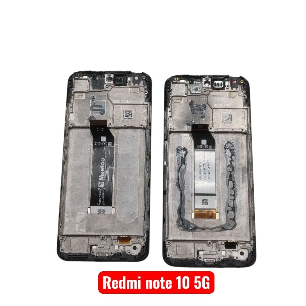 frame tulang tatakan lcd redmi note 10 5 G ori copotan