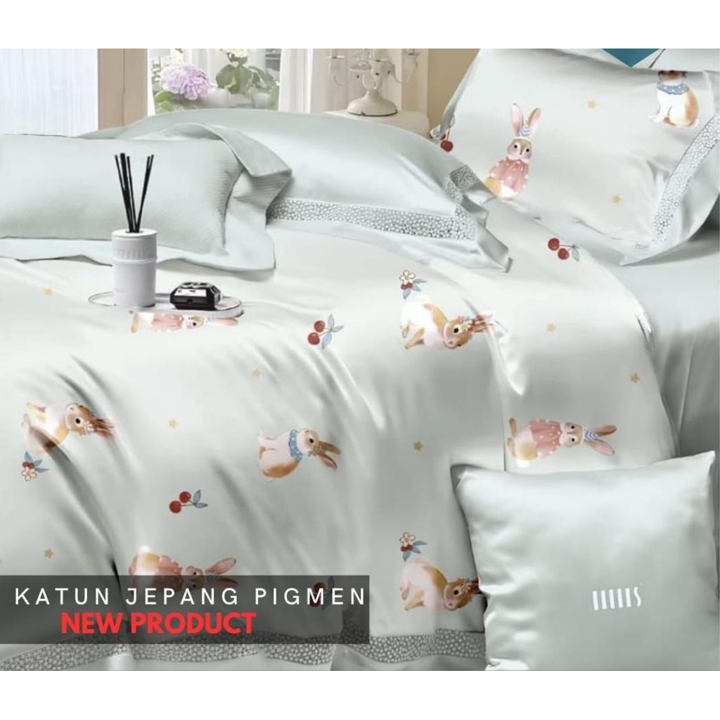 SPREI KATUN JEPANG 160x200x25 READY STOCK SPREI KATUN JEPANG IMPORT