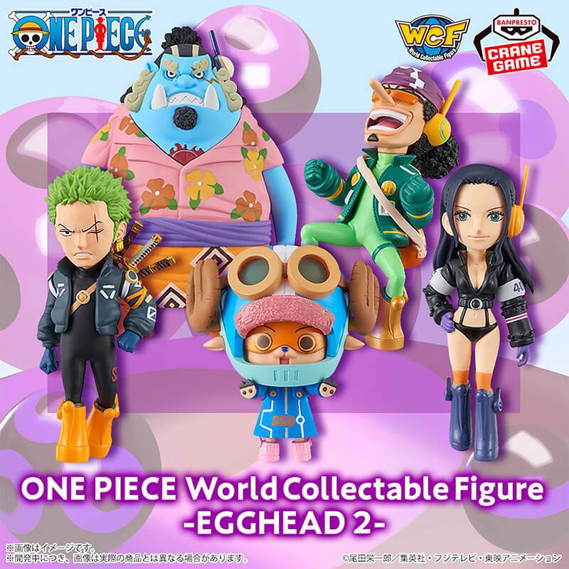 WCF World Collectable Figure Egghead Vol 2 Zoro Usopp Robin Chopper Jinbei