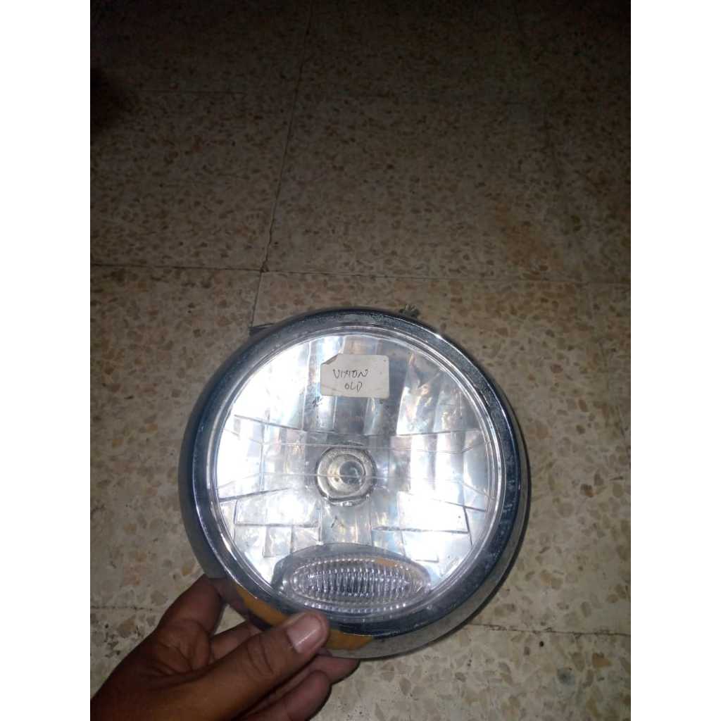 Reflektor Lampu Depan Bulat Yamaha Vixion Old Vixion Lama Plus batok belakang Bekas