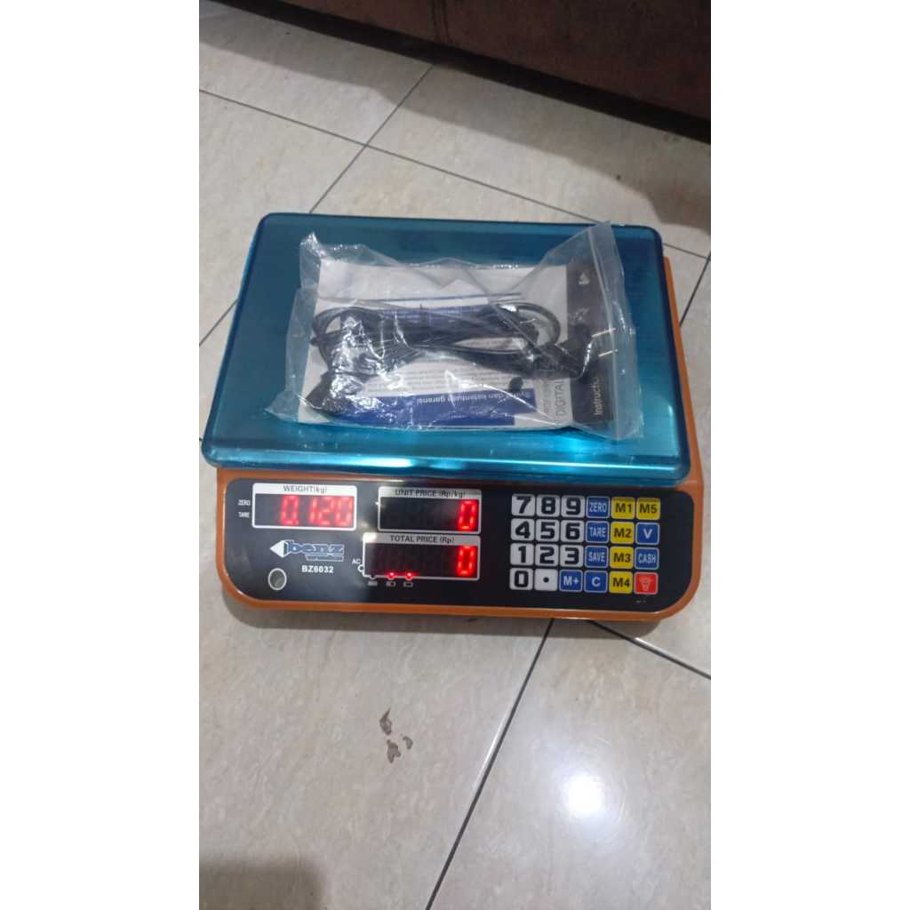 BENZ BZ 032 Timbangan Duduk Digital 40 kg - Buah Sayur