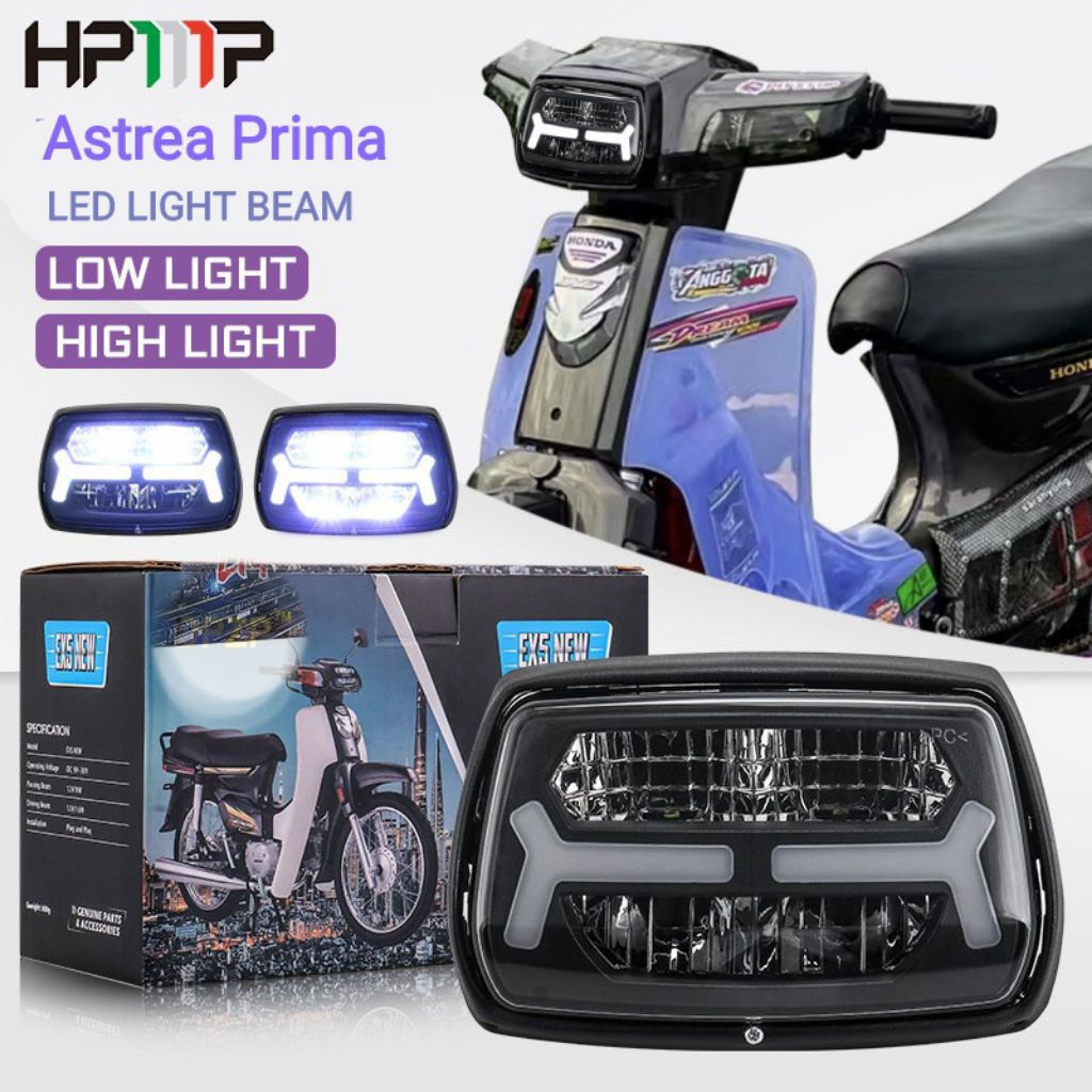 Lampu depan Honda  Astrea Prima,1995 (EX5) EX5 lampu depan LED