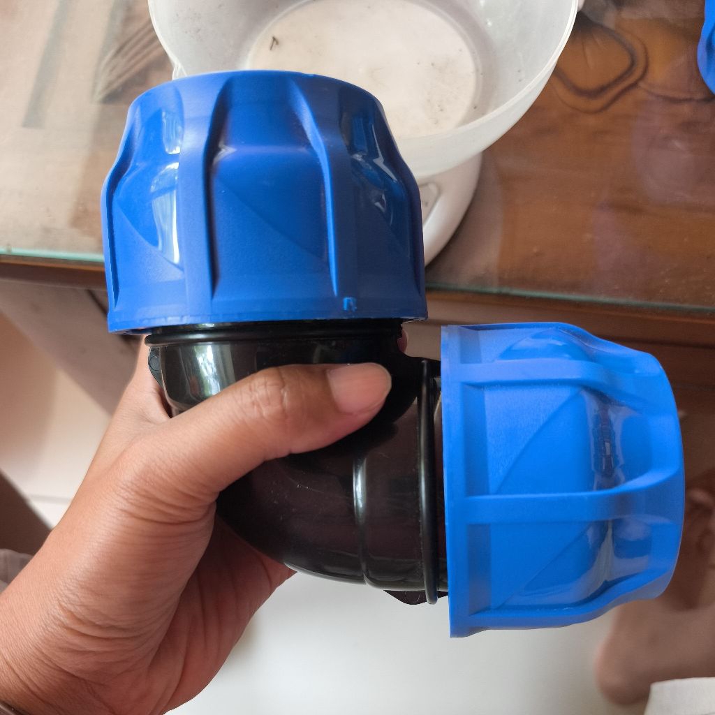 Elbow compresion pipa HDPE 2 inch