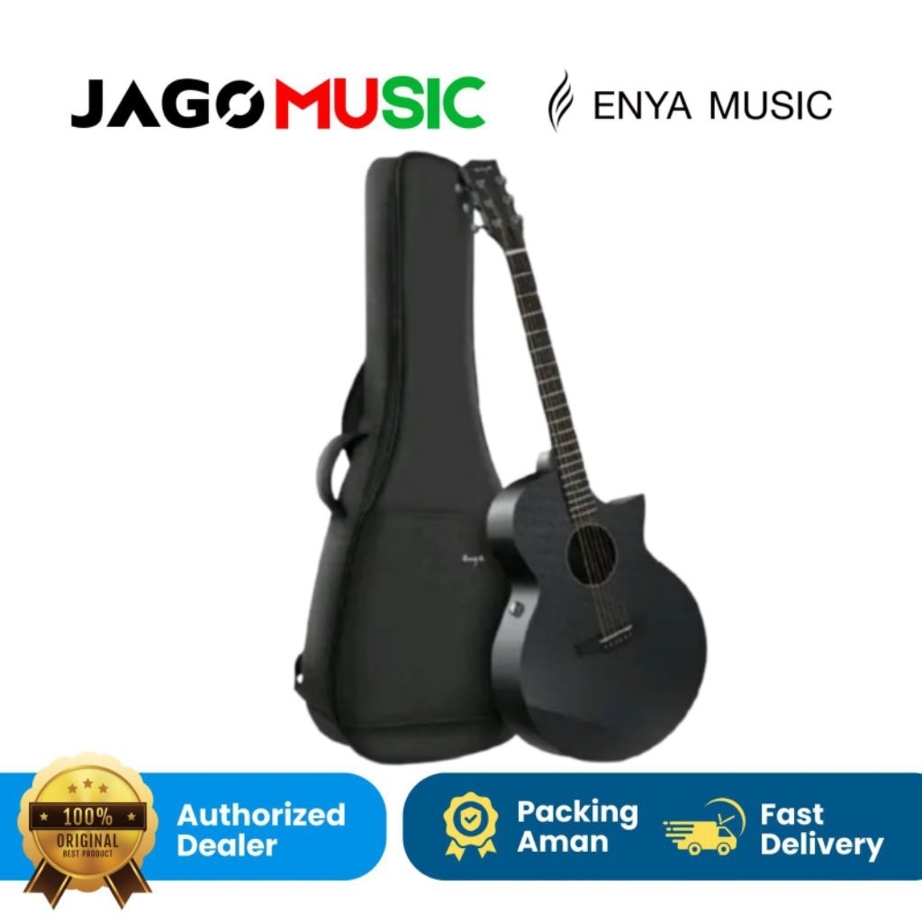 Gitar Akustik Elektrik Gitar Enya X3 Pro S1 Eq 41 Inch Carbon Fiber Enya X3 Pro