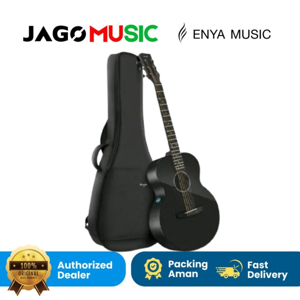 Gitar Akustik Elektrik Gitar Enya X3 Pro Mini S1 Eq 36 inch Carbon Enya X3 Pro Mini