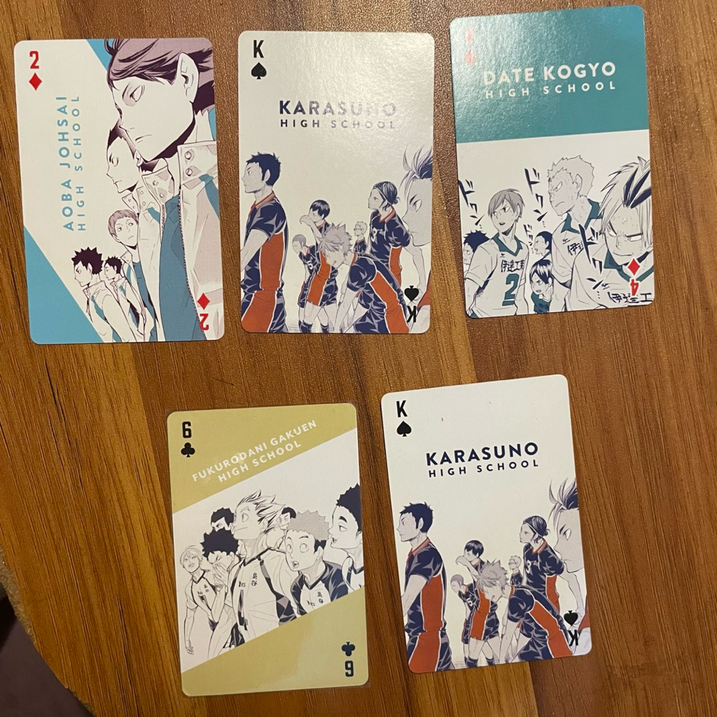 Haikyuu Haikyuu Seijoh Karasuno Fukurodani Official Card Merchandise