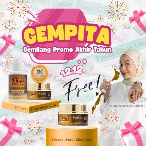 PAKET SMALL KINCLONG GOLD PUSAT GBEE GLOW BEAUTY ORI