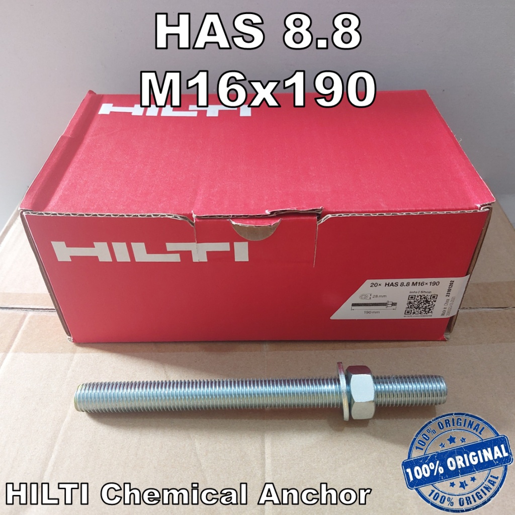 Angkur HILTI HAS 8.8 M16x190 | HILTI Chemical Angkur