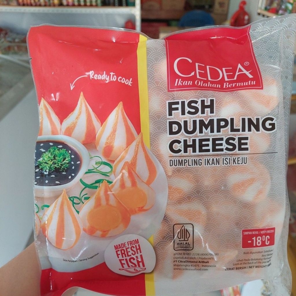 Cedea fish dumpling chesee 500g | dumping keju| dumpling Cheese| cedea dumpling keju| Lucky frozen m