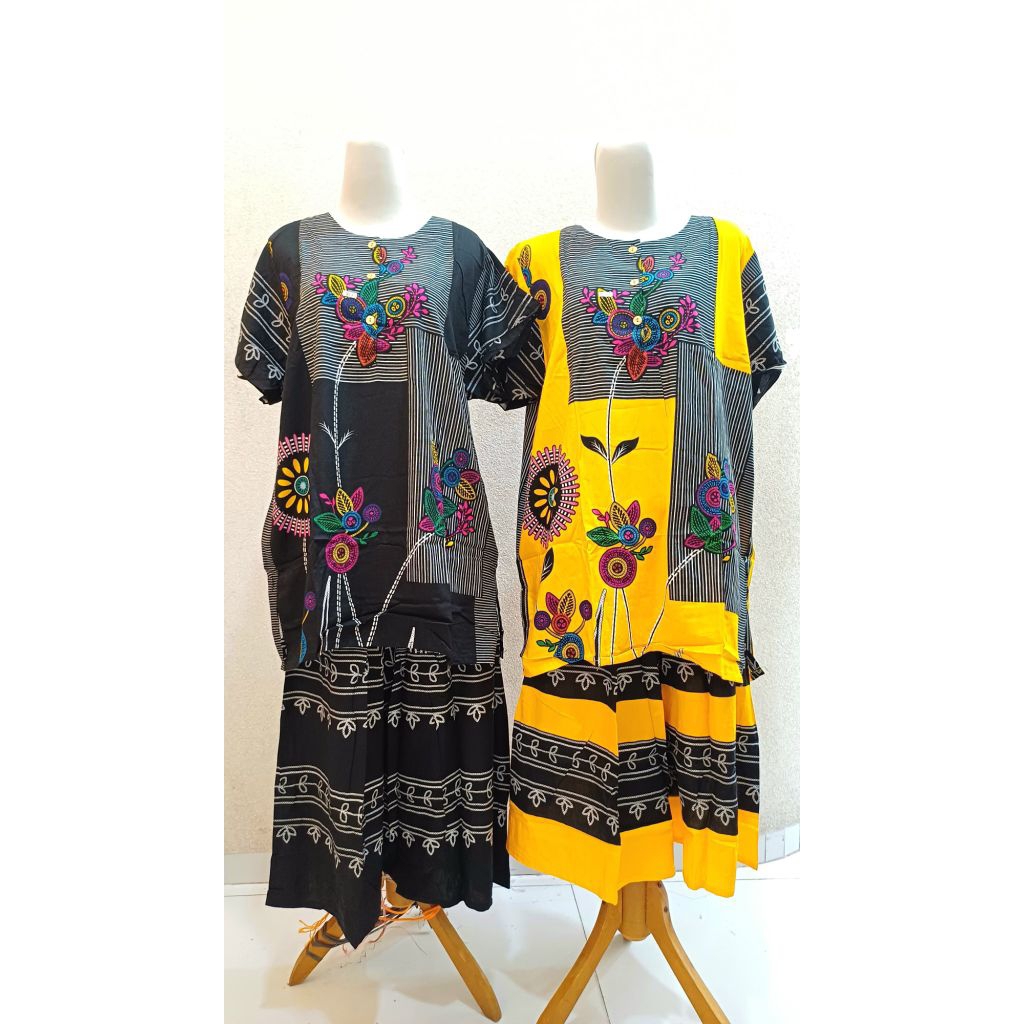 Stelan Celana Pendek Wanita Batik Bahan Rayon Dingin