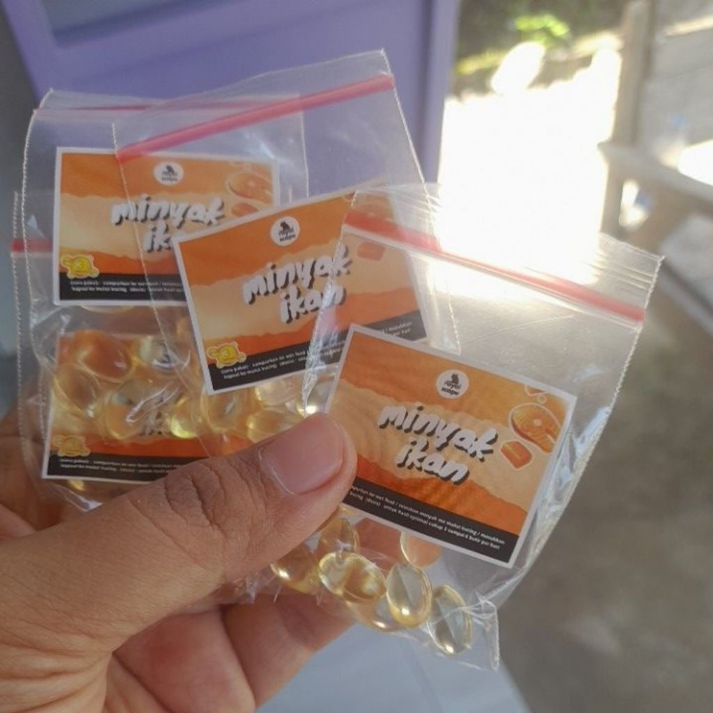 ECER MINYAK IKAN UNTUK KUCING / MINYAK IKAN HEWAN / MINYAK IKAN ANABUL / SUPLEMEN KESEHATAN HEWAN / 