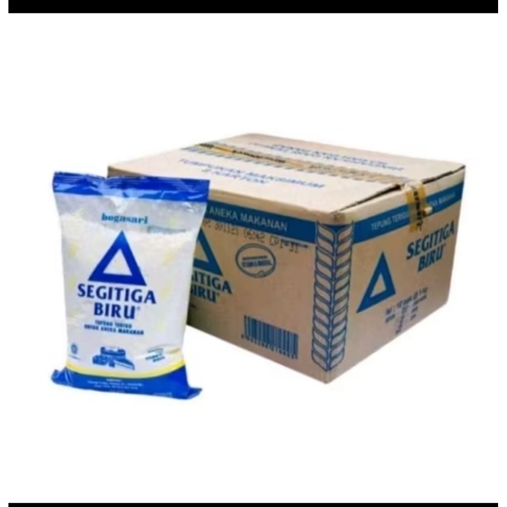 Tepung Segitiga biru 1kg 1 dus
