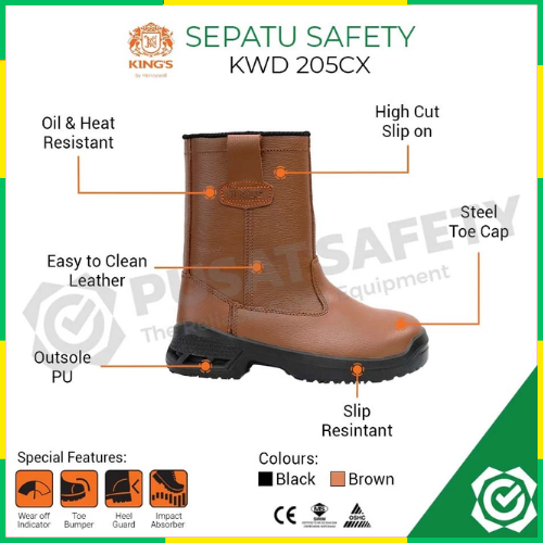 Kings KWD 205 Sepatu Safety Kerja Proyek Boot Lapangan