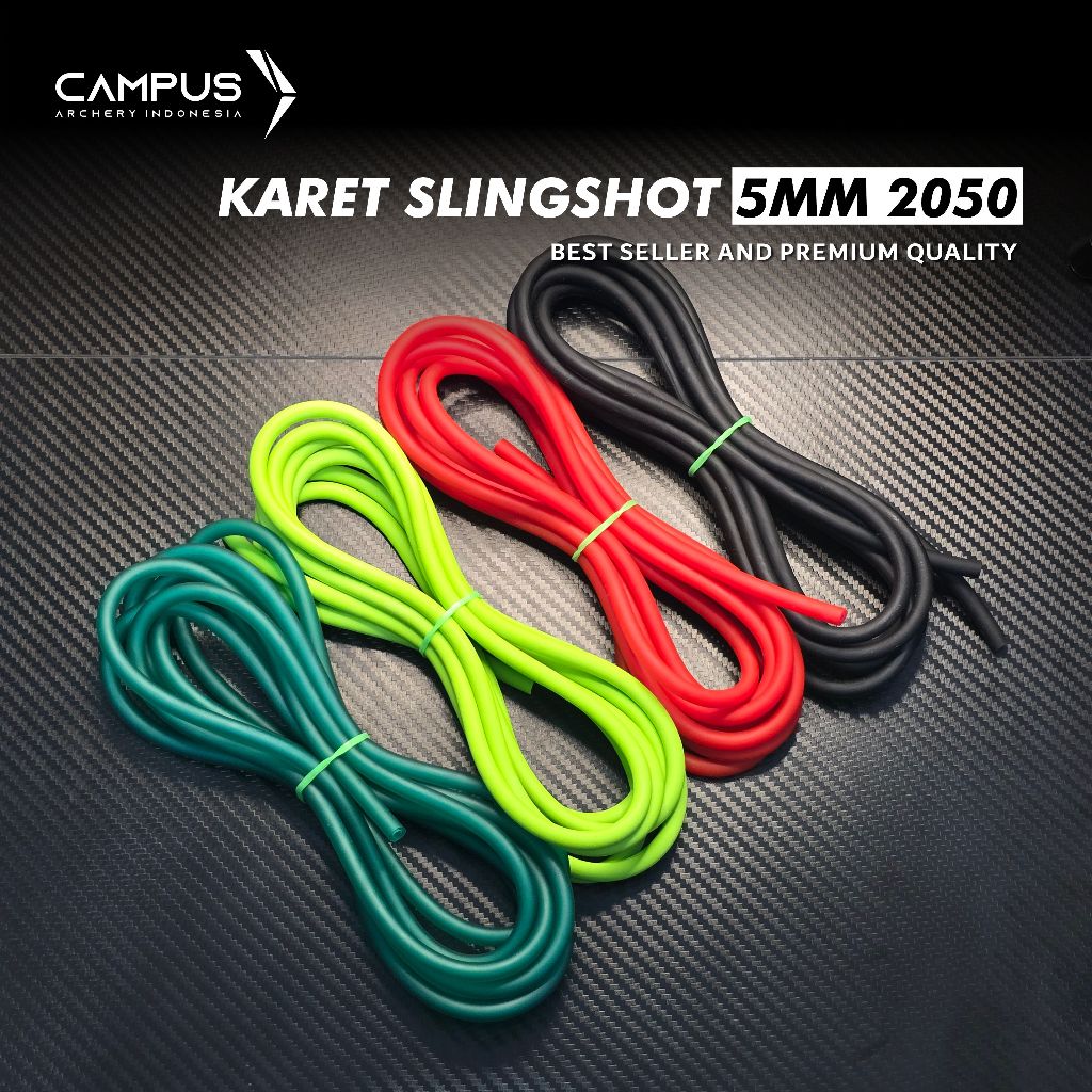 Karet Ketapel Ikan 5MM 2050 Slingshot Rubber Premium