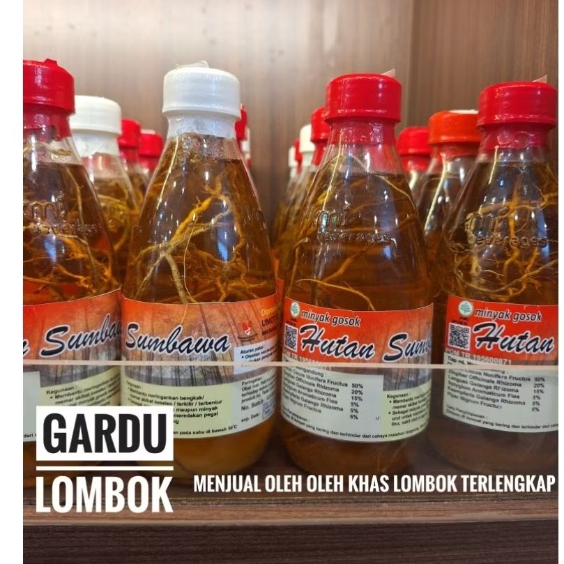 Minyak Hutan Sumbawa Asli 250 ml 100% Original (oleh -oleh Khas Lombok)