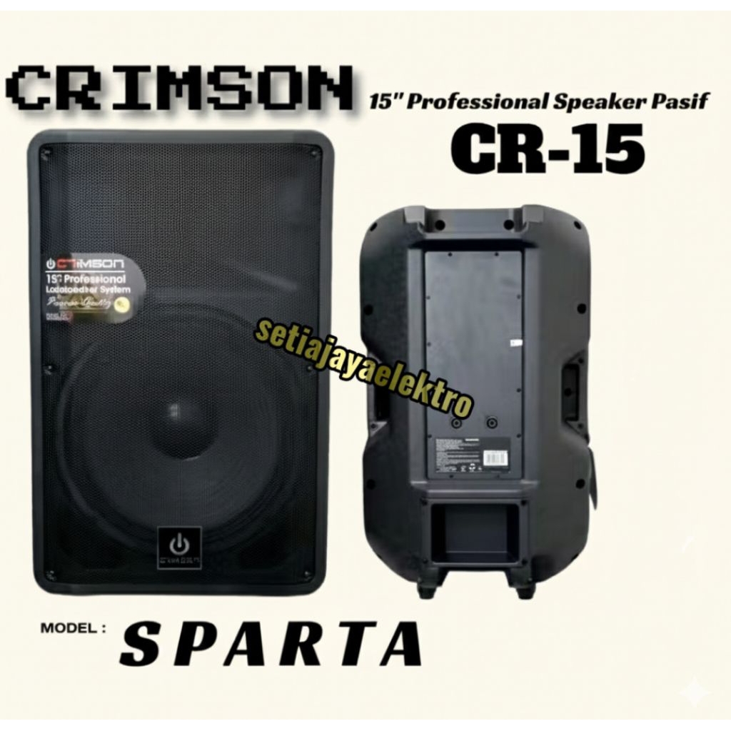 Speaker Pasif Crimson SPARTA CR-15 700 Watt