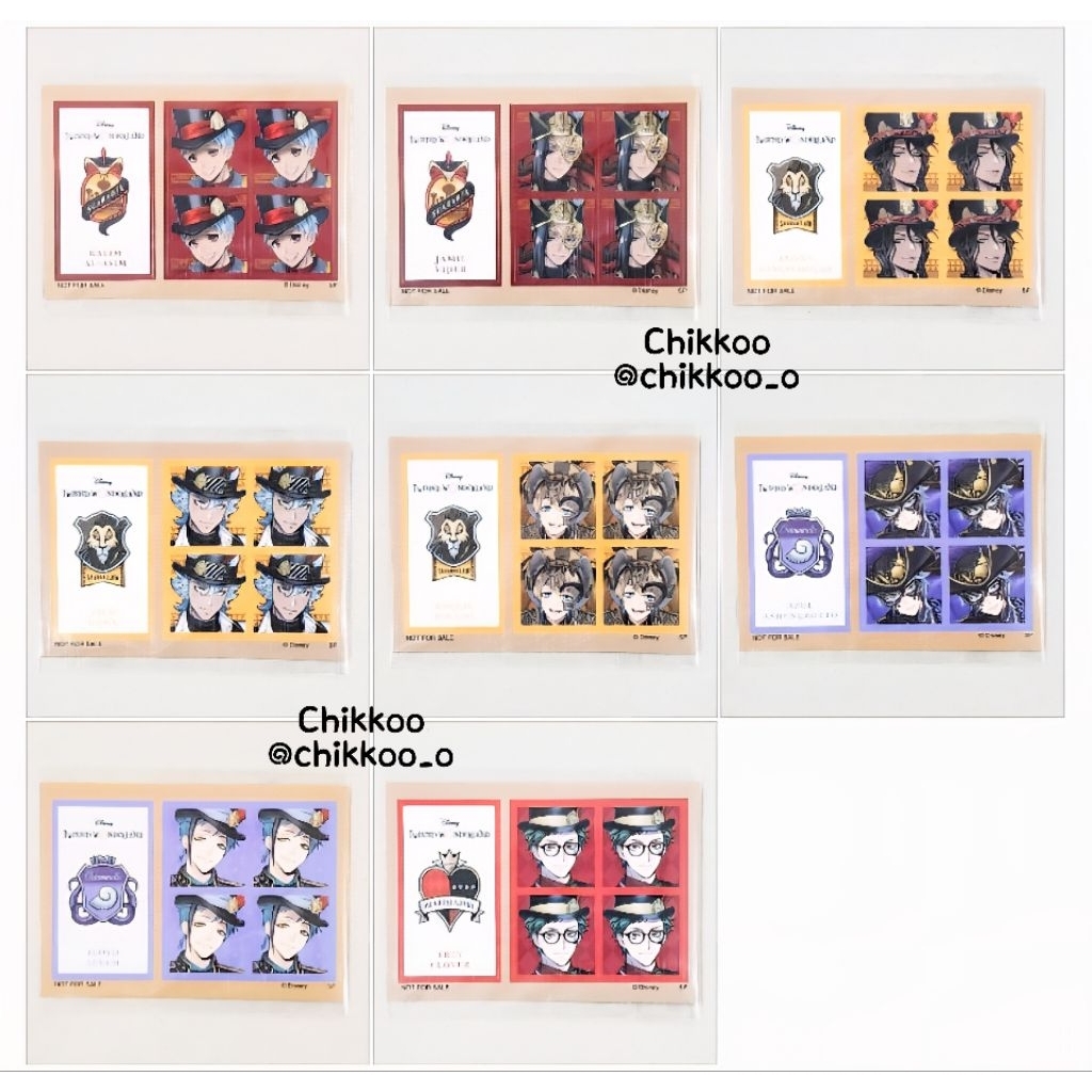 Twisted Wonderland Halloween Card(?) Sticker(?)