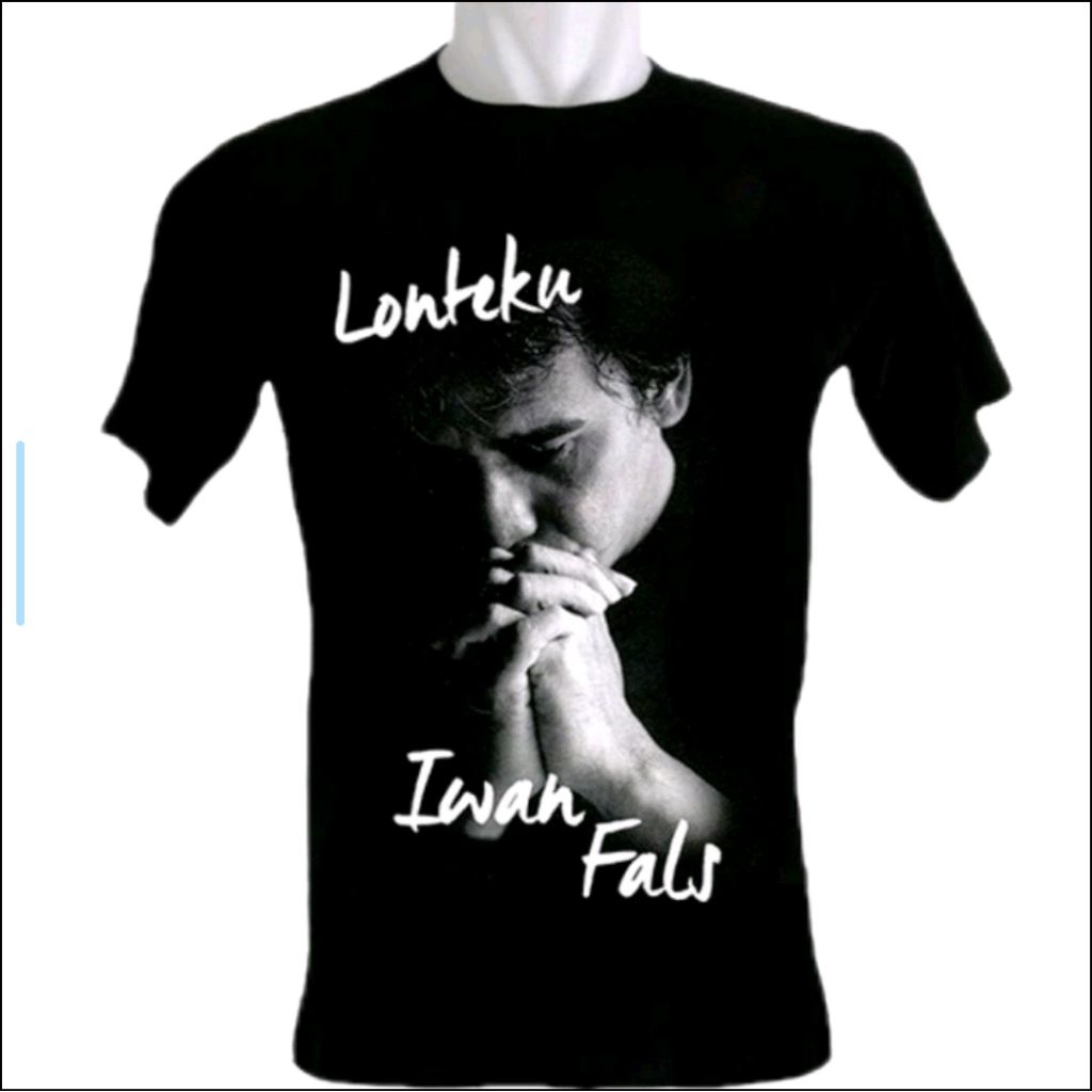 Kaos Distro Iwan Fals Lonteku Kaos T-shirt Pria Dan Wanita