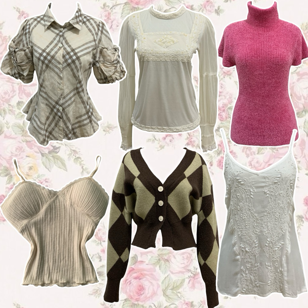 preloved baju fairy core cottage coquette retro