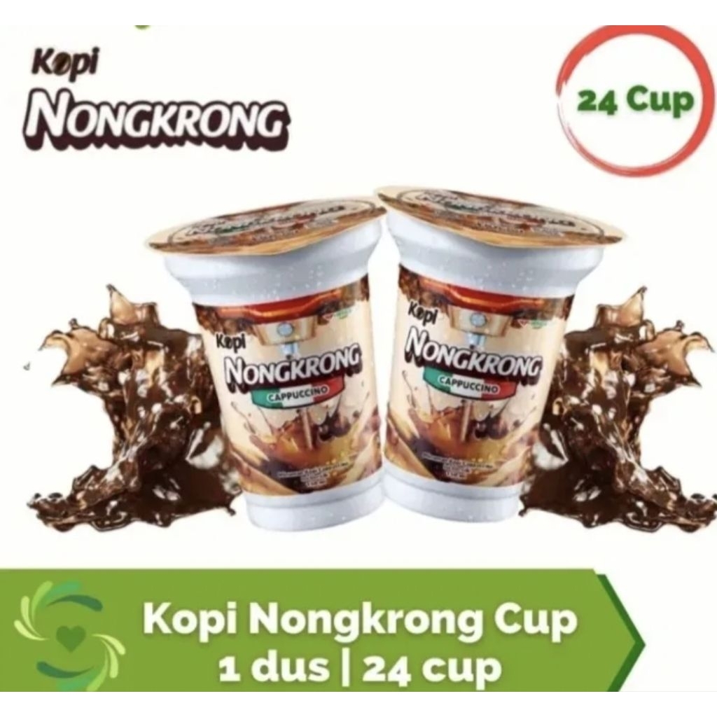 Kopi Nongkrong Cappuccino 1 kardus 150ml x 24 pcs - Sembako Jogja