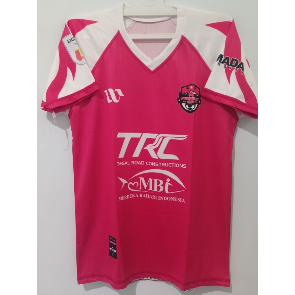 jersey baju bola sport casual blockcore persekat tegal