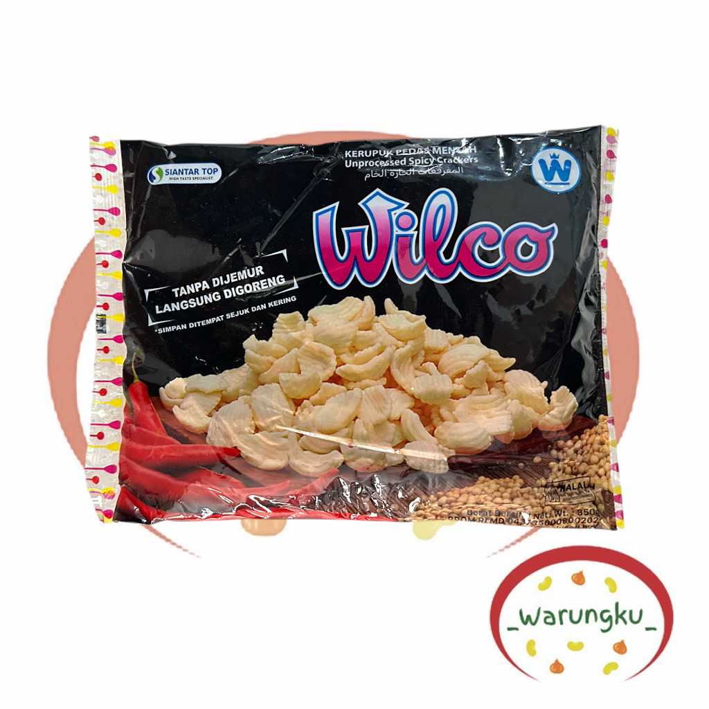WILCO Kerupuk Pedas Mentah Tanpa Dijemur