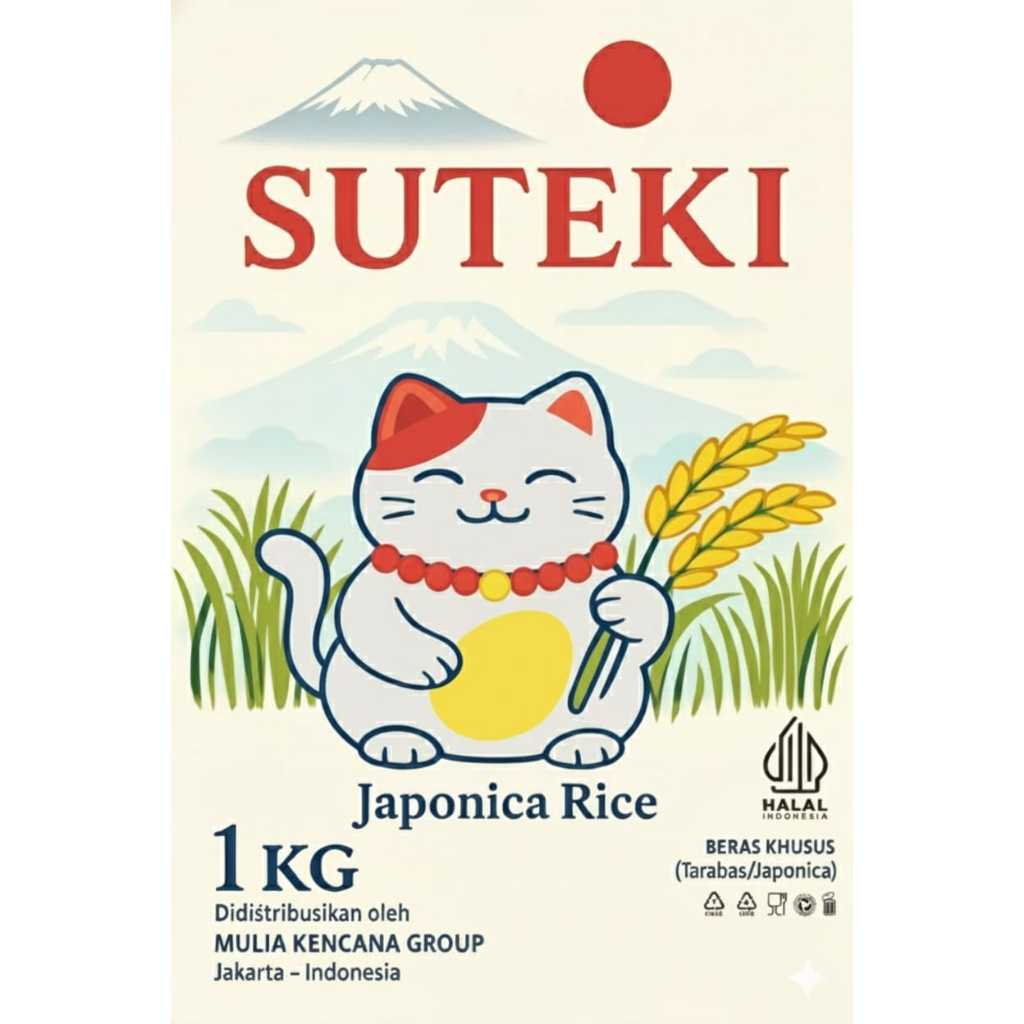 BERAS SUTEKI IMPORT KHAS JEPANG 1 KG | BERAS JAPONICA TARABAS