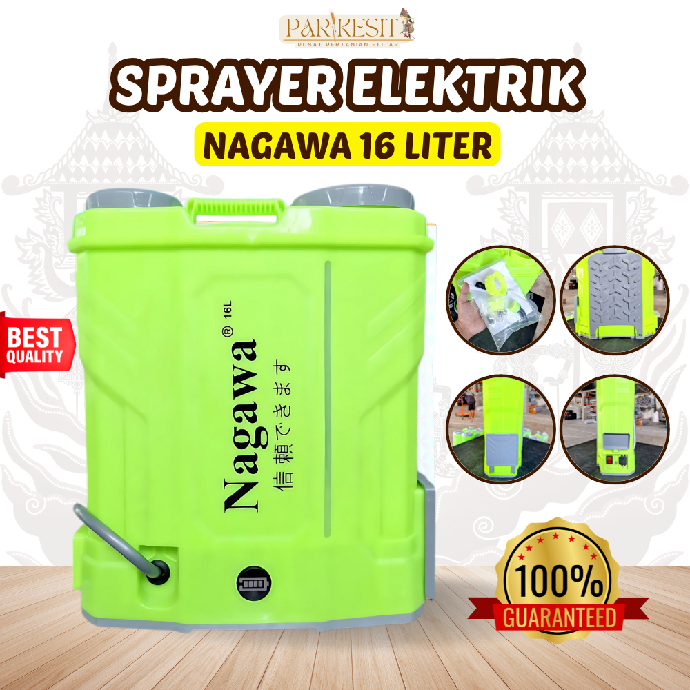 Sprayer Elektrik NAGAWA 16 Liter 125 PSI Battery Lithium Tangki Semprot Hama