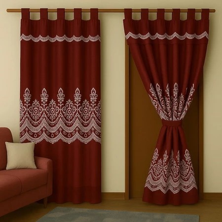 Hordeng Pintu Tali Karakter JUMBO Uk 70x200cm / Gorden Pintu Tali Jumbo UK 70x200cm