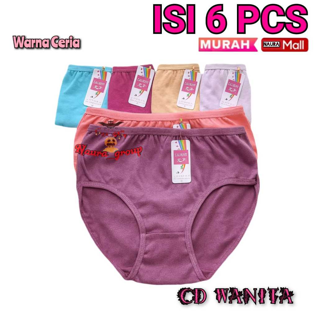 Celana Dalam Wanita Lusinan Katun Adem Nyaman