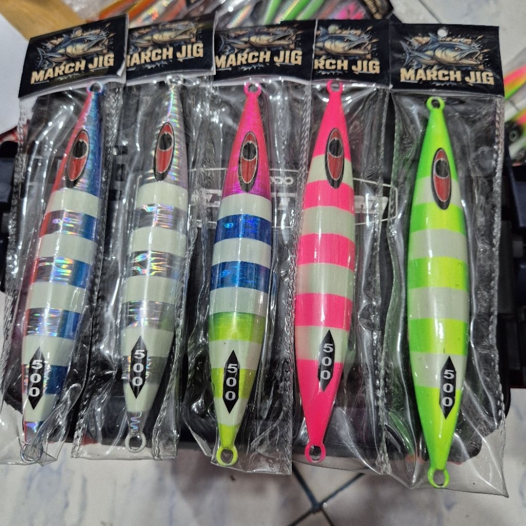 METAL JIG 400gr & 500GR GLOW GACOR