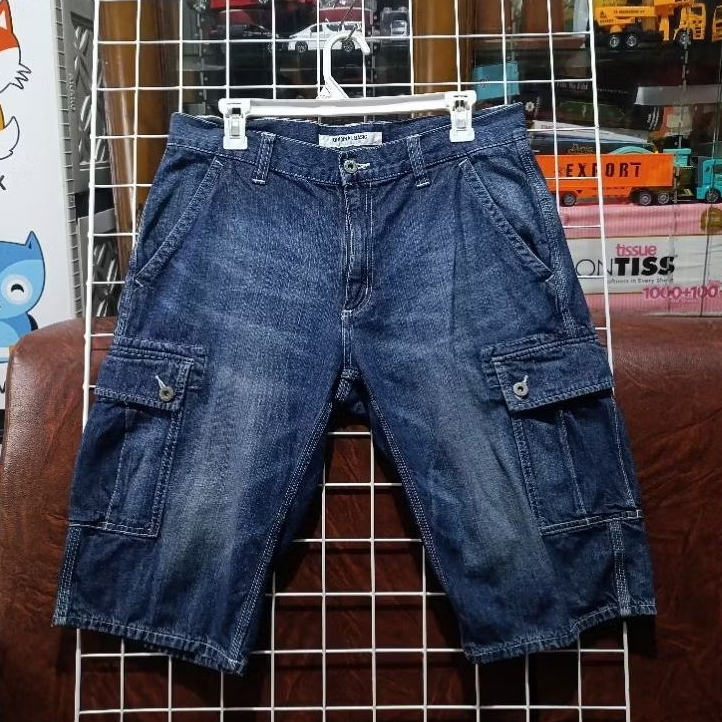 Uniqlo Denim Cargo Short Pants