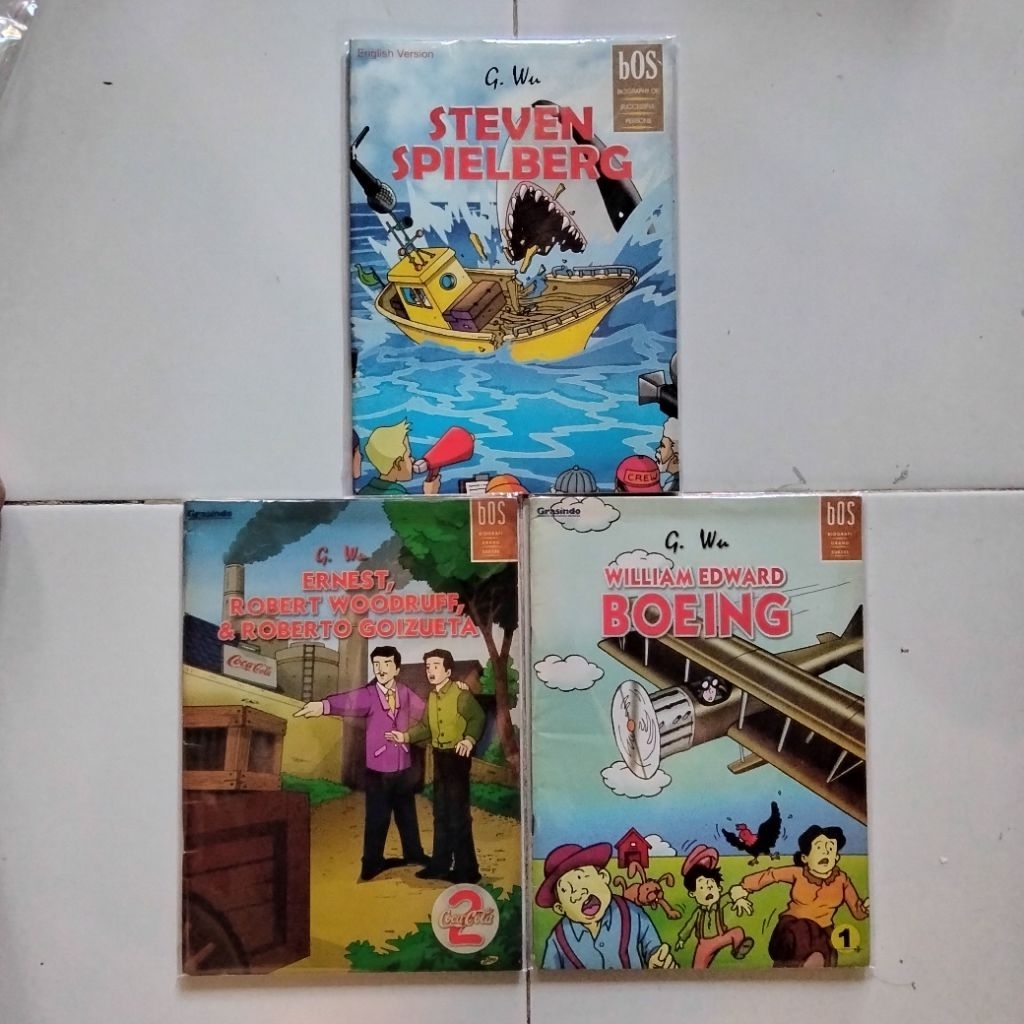 Paket Komik BOS - Biography of Successful Person - G Wu