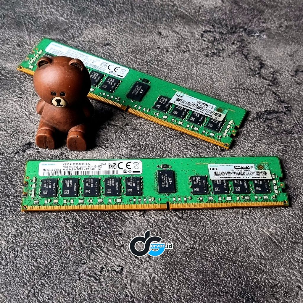 Memory Server 16GB DDR4 2400T 1Rx4 PC4-2400T Samsung HPE HP