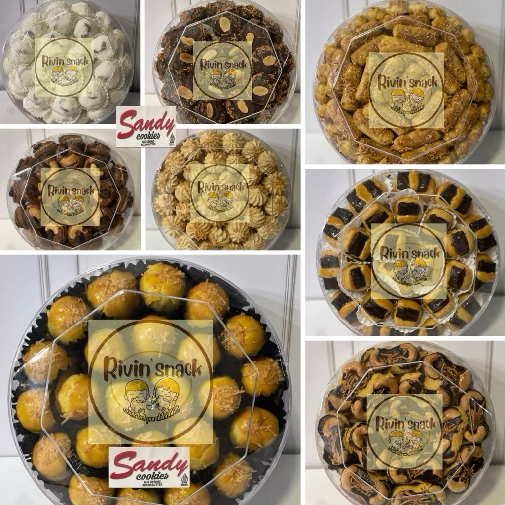 SANDY COOKIES SPECIAL / SPESIAL (MERAH) TOPLES TIN TANGGUNG (EXP PANJANG) NASTAR / KASTENGEL / SAGU 
